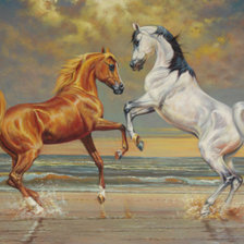 Схема вышивки «ДИПТИХ   "Две мелодии"»