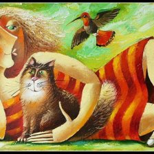 Схема вышивки «дамочка»