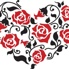 Схема вышивки «валентинка»