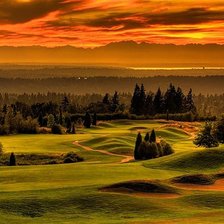 Схема вышивки «пейзаж»