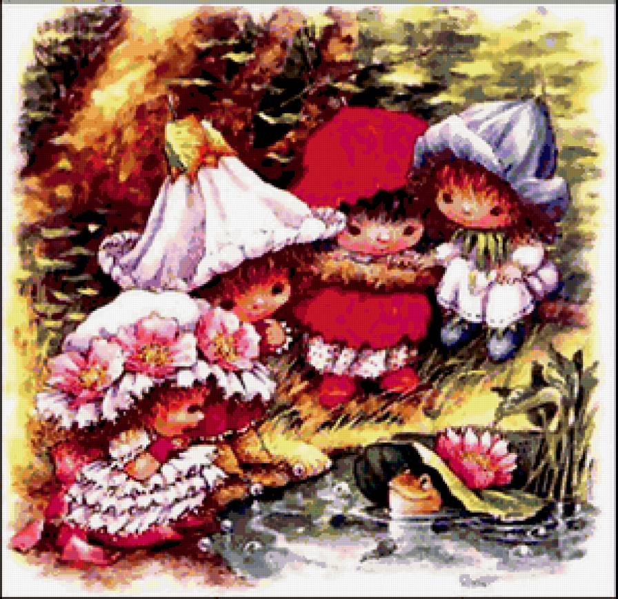 эльфы - эльфы, фэнтези, ангелы, дети - предпросмотр