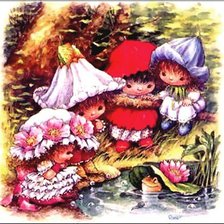 Схема вышивки «эльфы»