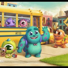 Схема вышивки «Мини корпорация монстров»