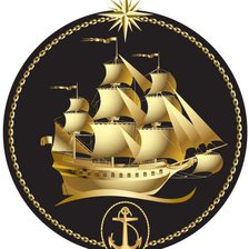 Схема вышивки «Корабль монохром»