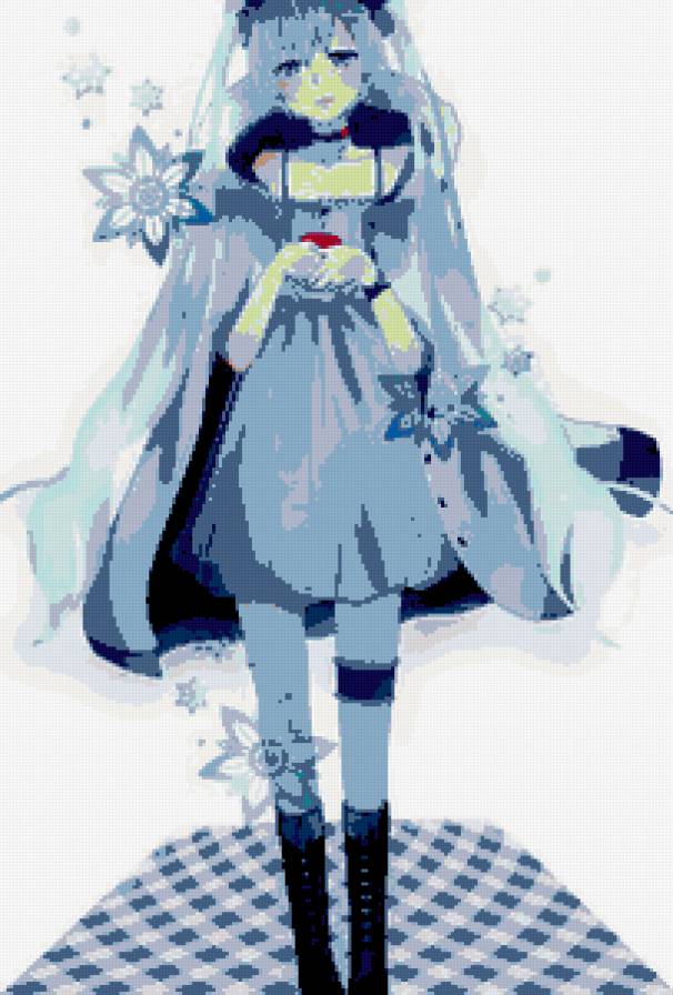 Хатсуне Мику - vocaloids, мику, аниме, вокалойды - предпросмотр