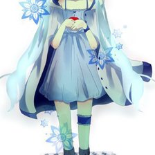 Схема вышивки «Хатсуне Мику»