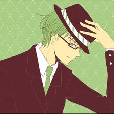 Схема вышивки «Мидорима Синтаро»