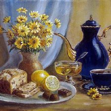 Схема вышивки «чаепитее»