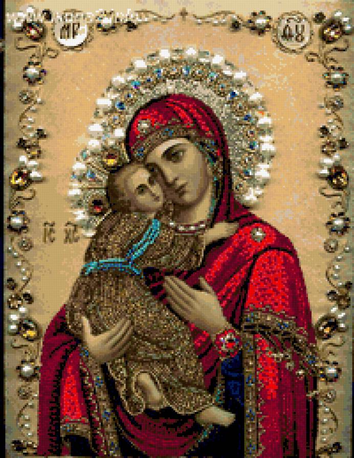 Владимирская Богородица - богородица, икона - предпросмотр