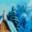 Предпросмотр схемы вышивки «Зимний пейзаж» (№215719)