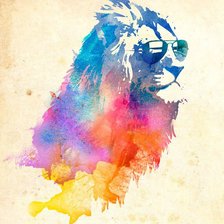 Схема вышивки «Лев»