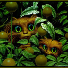 Схема вышивки «Зверьки»