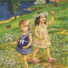 Схема вышивки «детки»