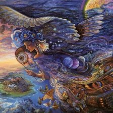 Схема вышивки «жар-птица»