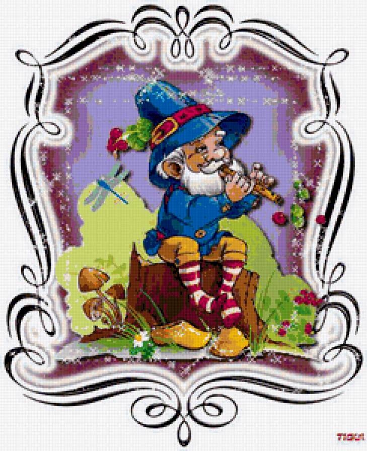 Лесной гном - иллюстрации, сказки, деткам, фантазия, гном, сказка, гномы - предпросмотр