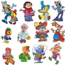 Схема вышивки «Подушка ''герои сказок-1''»