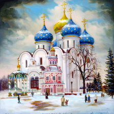 Схема вышивки «Собор»