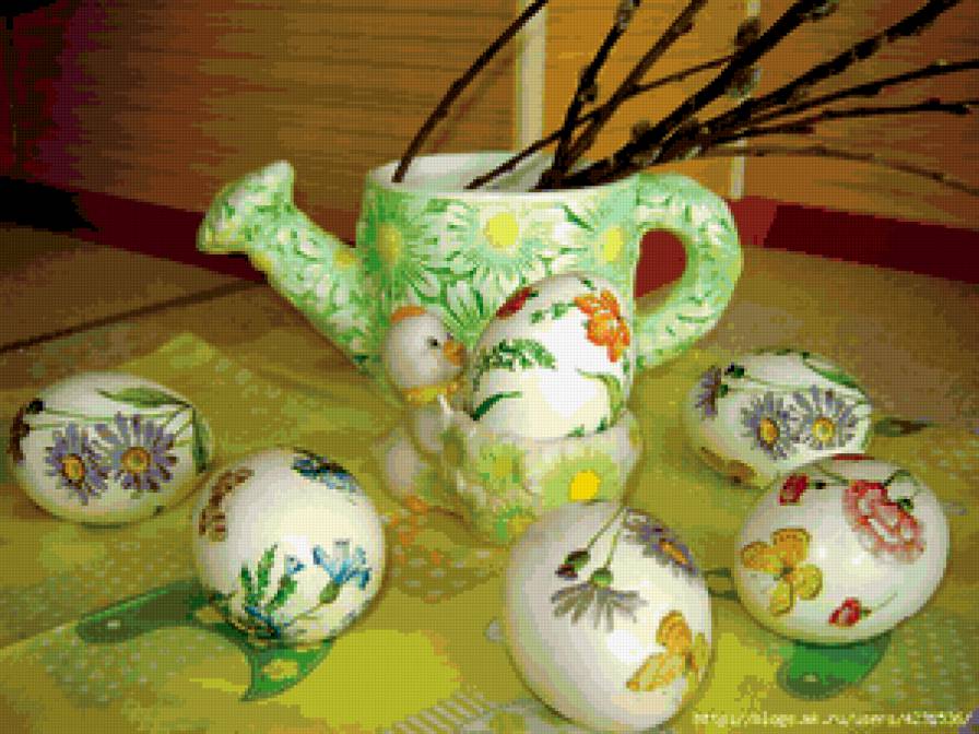 ПАСХА - пасха, праздники, яйцо, цыпленок - предпросмотр