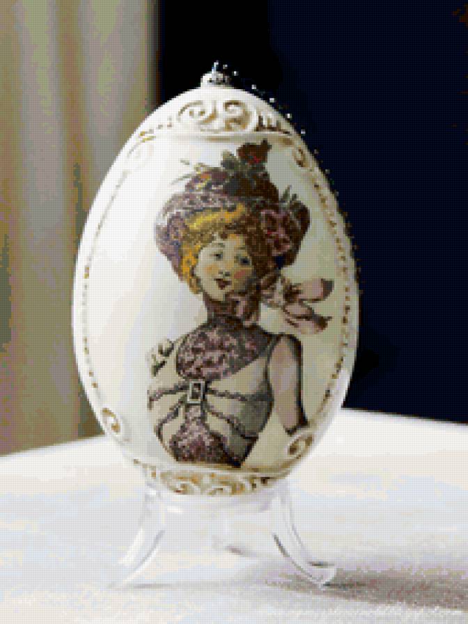 ПАСХА - пасха, яйцо, цветы, женщина, праздники - предпросмотр