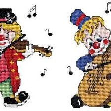 Схема вышивки «Веселые музыканты»