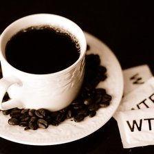 Схема вышивки «Кофе»