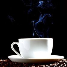 Схема вышивки «Кофе»