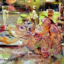 Схема вышивки «bordeaux»