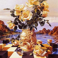 Схема вышивки «Геометрия и розы 2»