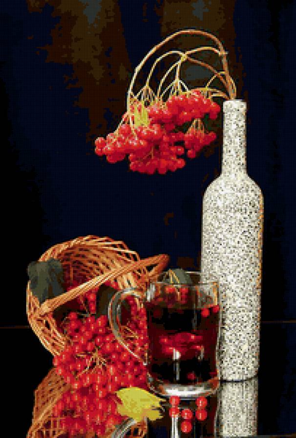 калина - калина, ягоды, натюрморт - предпросмотр