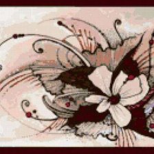 Схема вышивки «цветы»