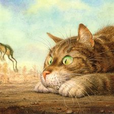 Схема вышивки «взгляд»