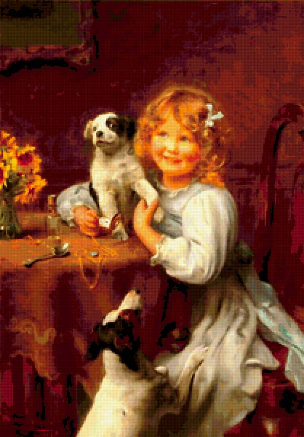 ДЕТИ - друг, дети, дом, игра, собака, уголок - предпросмотр