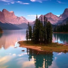 Схема вышивки «горы»