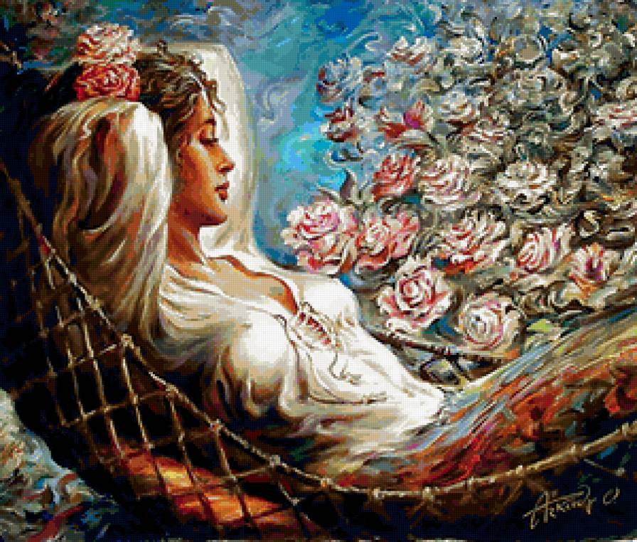 женский образ в живописи - предпросмотр