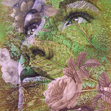 Схема вышивки «Девушка»