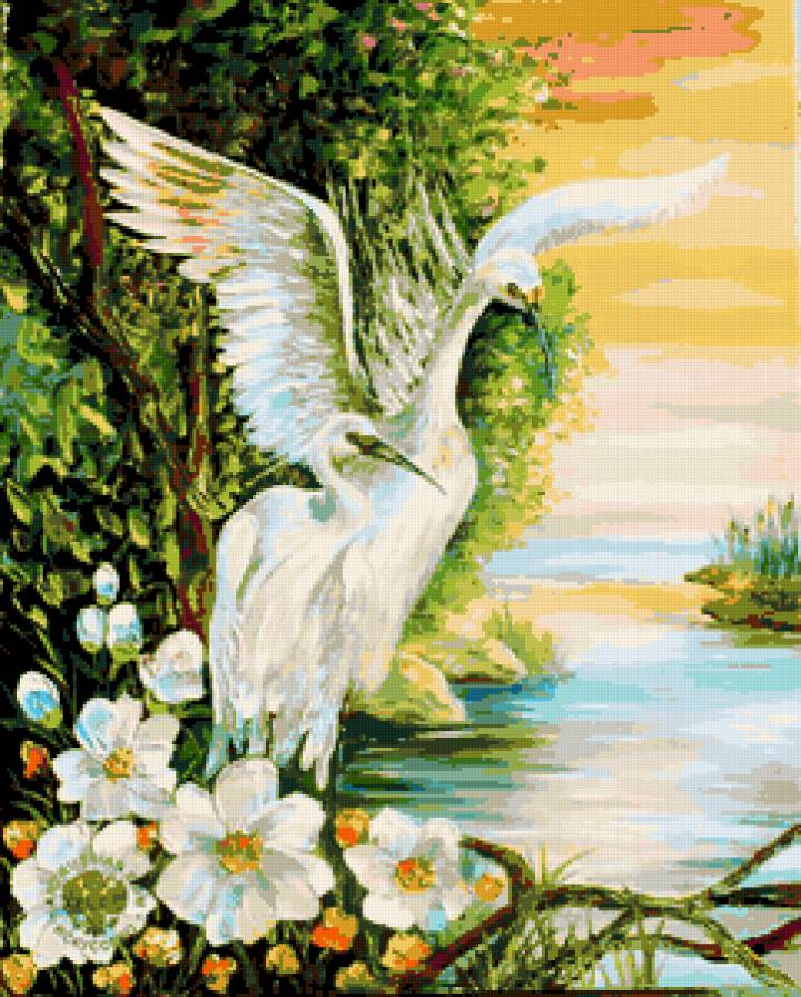 Журавли - птицы - предпросмотр