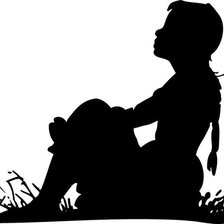 Схема вышивки «силуэт»