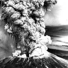 Схема вышивки «Извержение вулкана»