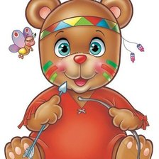 Схема вышивки «мишка»