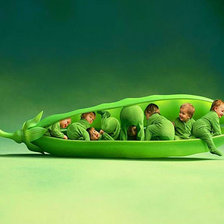 Схема вышивки «детский горошек»