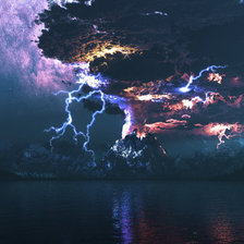 Схема вышивки «буря»