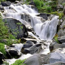 Схема вышивки «водопад»