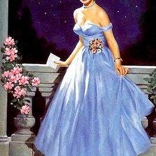 Схема вышивки «девушка»