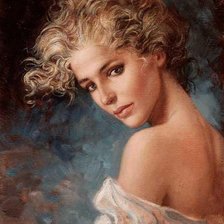 Схема вышивки «девушка»