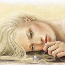 Схема вышивки «девушка»