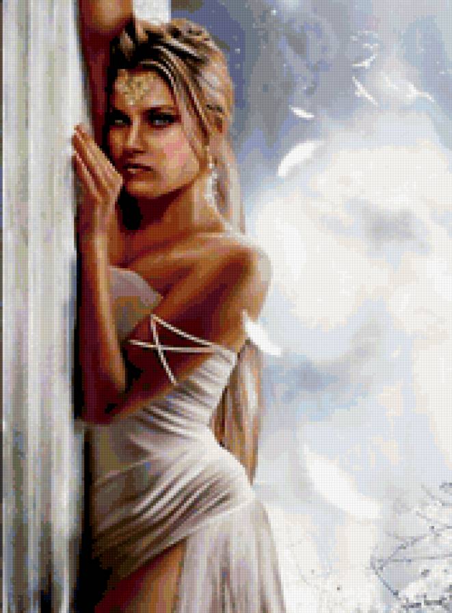 девушка - картина, девушка, любовь, одиночество, красота - предпросмотр