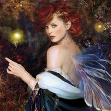 Схема вышивки «девушка»