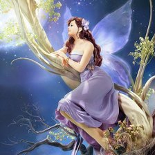 Схема вышивки «Фея»