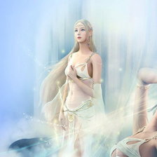 Схема вышивки «эльфы»