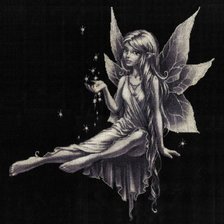 Схема вышивки «серебристая фея н»